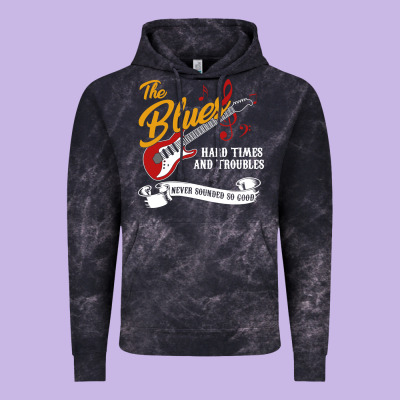 The Blues Music Vintage Hoodie Designed By Artisfamous