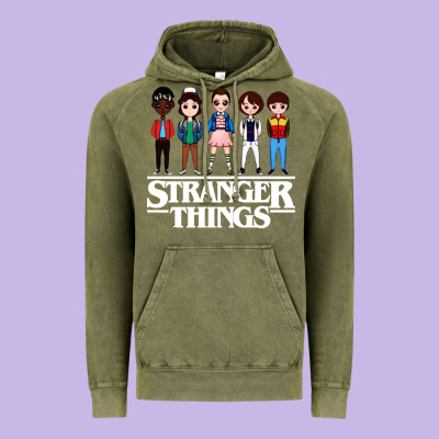 Stranger Kids Vintage Hoodie Designed By Artisfamous