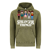 Vintage Olive stranger kids Vintage Hoodie - artisFamous
