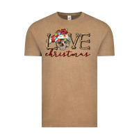 Skull Love Christmas Vintage Tee | Teevron