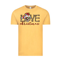 Vintage Mustard skull love christmas Vintage Tee - FaDigitalArtStudio