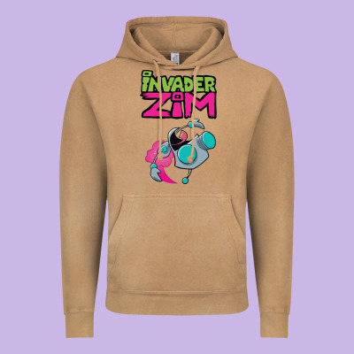 Invader Zim Gir Vintage Hoodie Designed By Artisfamous