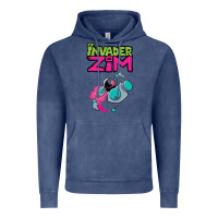 Vintage Denim Invader Zim Gir Vintage Hoodie - artisFamous