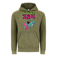 Vintage Olive Invader Zim Gir Vintage Hoodie - artisFamous
