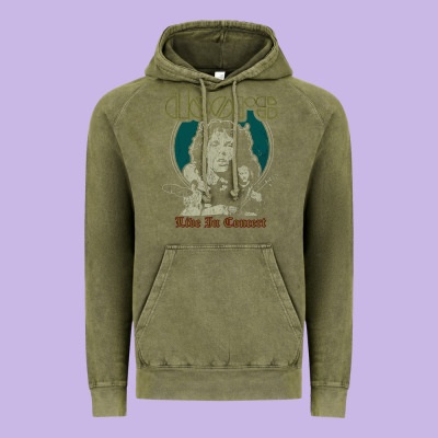 The Doors Live In Concert Vintage Hoodie Designed By Artisfamous