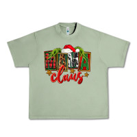 Oil Green Christmas mama Claus Urban Heavy Tee - FaDigitalArtStudio