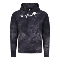 Cloud Black hockey player heartbeat ice Vintage Hoodie - artisFamous