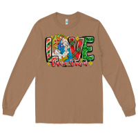 Toasted Coconut Love Came Down Long Sleeve Tee - CowhideDigitalArt