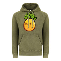 Vintage Olive pineapple fruits Vintage Hoodie - artisFamous