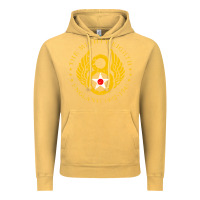 Vintage Mustard mighty eighth   8th anniversary Vintage Hoodie - artisFamous