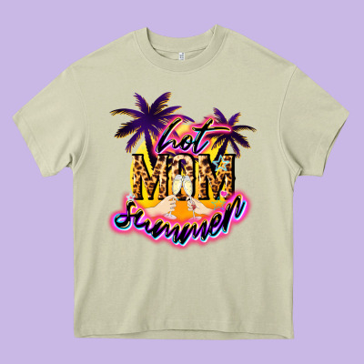 Hot Mom Summer Mother' Say Heavy Core Tee Designed By Howdyjamesfarm