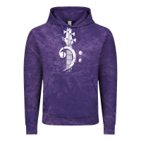Cloud Purple musical guitar bass Vintage Hoodie - artisFamous