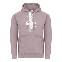 Vintage Zinc musical guitar bass Vintage Hoodie - artisFamous