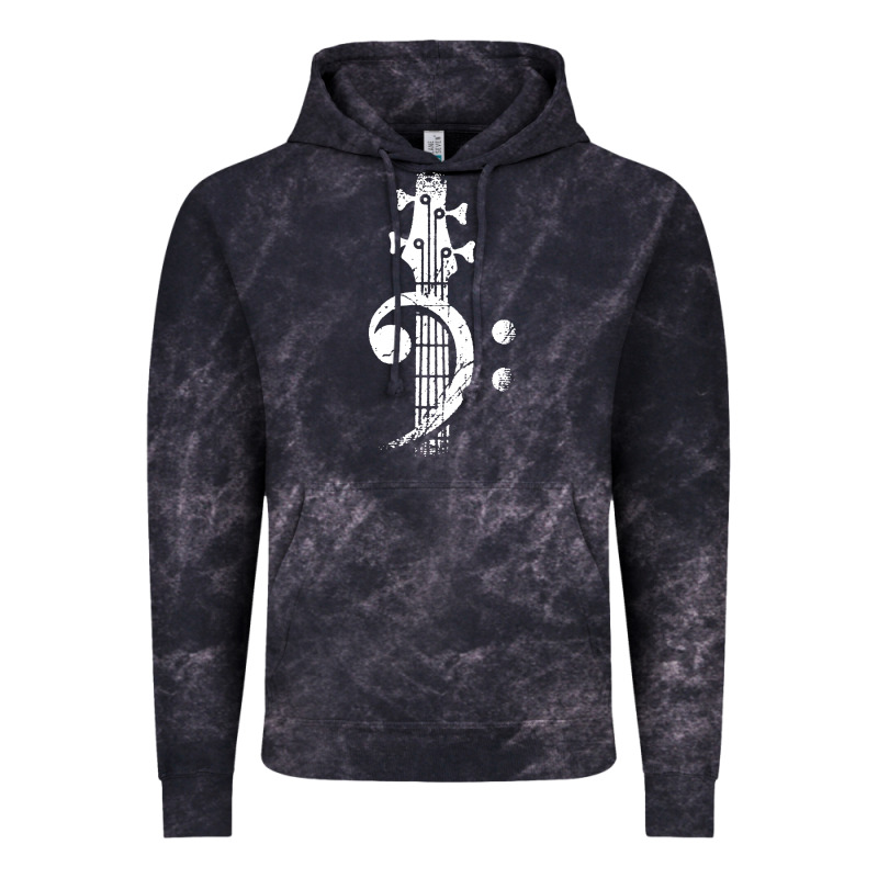 Musical Guitar Bass Vintage Hoodie by artisFamous | Teevron