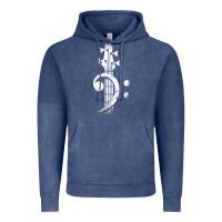 Vintage Denim musical guitar bass Vintage Hoodie - artisFamous