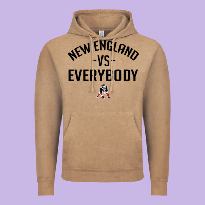 New England Vintage Hoodie Designed By Artisfamous