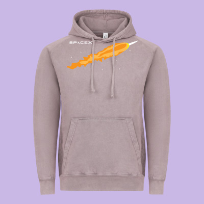 Spacex Rocket Vintage Hoodie Designed By Artisfamous