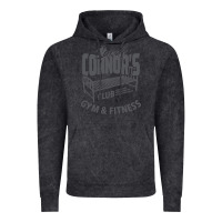 Vintage Black Sarah Connor's Club - Gym & Fitness Vintage Hoodie - artisFamous