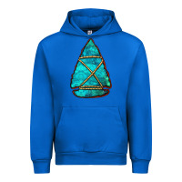 Cobalt turquoise arrowhead Urban Hoodie - Jasminsmagicworld
