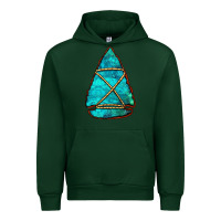 Forest Green turquoise arrowhead Urban Hoodie - Jasminsmagicworld