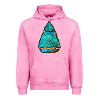 Fuchsia Pink turquoise arrowhead Urban Hoodie - Jasminsmagicworld