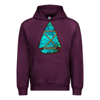 Mauve Wine turquoise arrowhead Urban Hoodie - Jasminsmagicworld