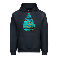 Navy turquoise arrowhead Urban Hoodie - Jasminsmagicworld