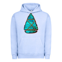Pigment Grape Ice turquoise arrowhead Urban Hoodie - Jasminsmagicworld
