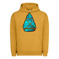 Pigment Peanut Butter turquoise arrowhead Urban Hoodie - Jasminsmagicworld