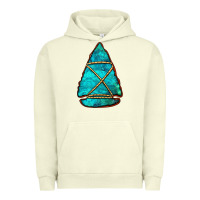 Turquoise Arrowhead Urban Hoodie | Teevron