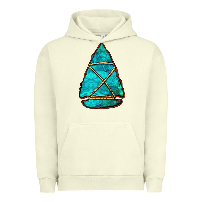Turquoise Arrowhead Urban Hoodie by Jasminsmagicworld | Teevron
