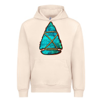 Sandshell turquoise arrowhead Urban Hoodie - Jasminsmagicworld