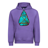 Tulip turquoise arrowhead Urban Hoodie - Jasminsmagicworld