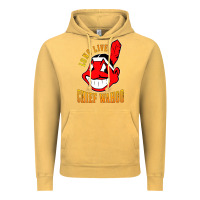 Vintage Mustard long live chief wahoos Vintage Hoodie - artisFamous