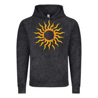 Vintage Black tribal sun Vintage Hoodie - artisFamous