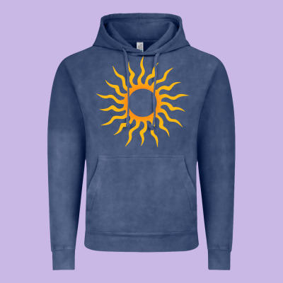 Tribal Sun Vintage Hoodie Designed By Artisfamous