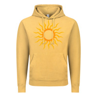 Vintage Mustard tribal sun Vintage Hoodie - artisFamous