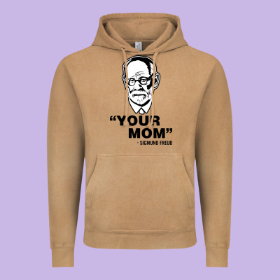 Your Mom  Sigmund Freud Vintage Hoodie Designed By Artisfamous