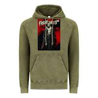 Vintage Olive friday the 13th jason drip Vintage Hoodie - artisFamous