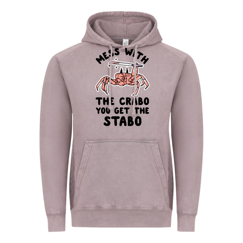Mess With The Crabo You Get The Stabo Vintage Hoodie by artisFamous | Teevron