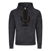 Vintage Black microphone funny music Vintage Hoodie - artisFamous