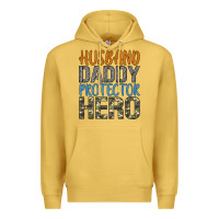 Antique Gold husband daddy protector hero Premium Hoodie - Artiststas
