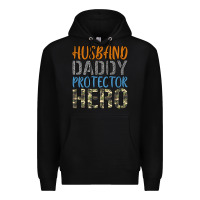 Black husband daddy protector hero Premium Hoodie - Artiststas