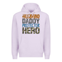 Lilac husband daddy protector hero Premium Hoodie - Artiststas