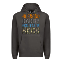 Smoke husband daddy protector hero Premium Hoodie - Artiststas