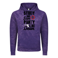 Cloud Purple study like sam party like dean Vintage Hoodie - artisFamous