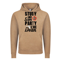 Vintage Coffee study like sam party like dean Vintage Hoodie - artisFamous