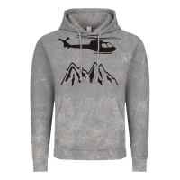 Cloud Rock mountain rescue helicopter funny Vintage Hoodie - artisFamous
