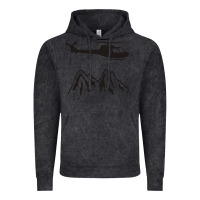 Vintage Black mountain rescue helicopter funny Vintage Hoodie - artisFamous