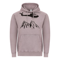 Vintage Zinc mountain rescue helicopter funny Vintage Hoodie - artisFamous
